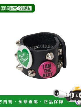 1h可退 日本直邮HYSTERIC GLAMOUR 女装 牛革x真鍮 多排铆钉徽章