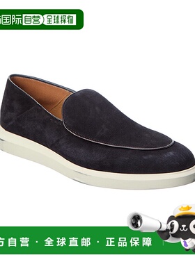 自营hugo boss雨果老板Randy Suede Loafer-蓝色 美国奥莱直发