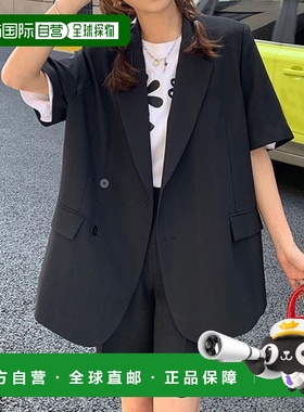 1h可退 日本直邮WEGO 女士短袖西装外套短裤套装 DF25SM04L0002