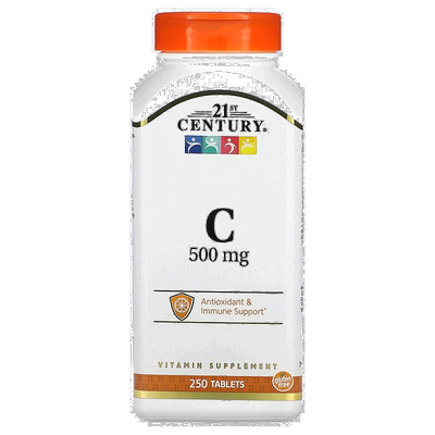 香港直发21st century富含维生素C帮助免疫系统250片美国维生素片