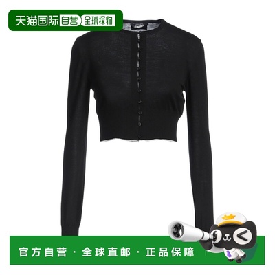 1h可退 香港直邮潮奢 Jacquemus 女士 针织开衫 black黑色 舒适时