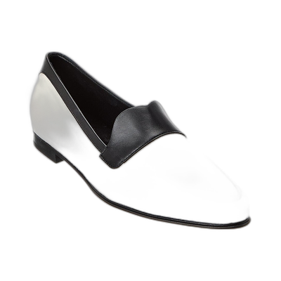 自营 KHAITE The Pippen 帆布 & 皮革乐福鞋 - 白色 美国奥莱直发