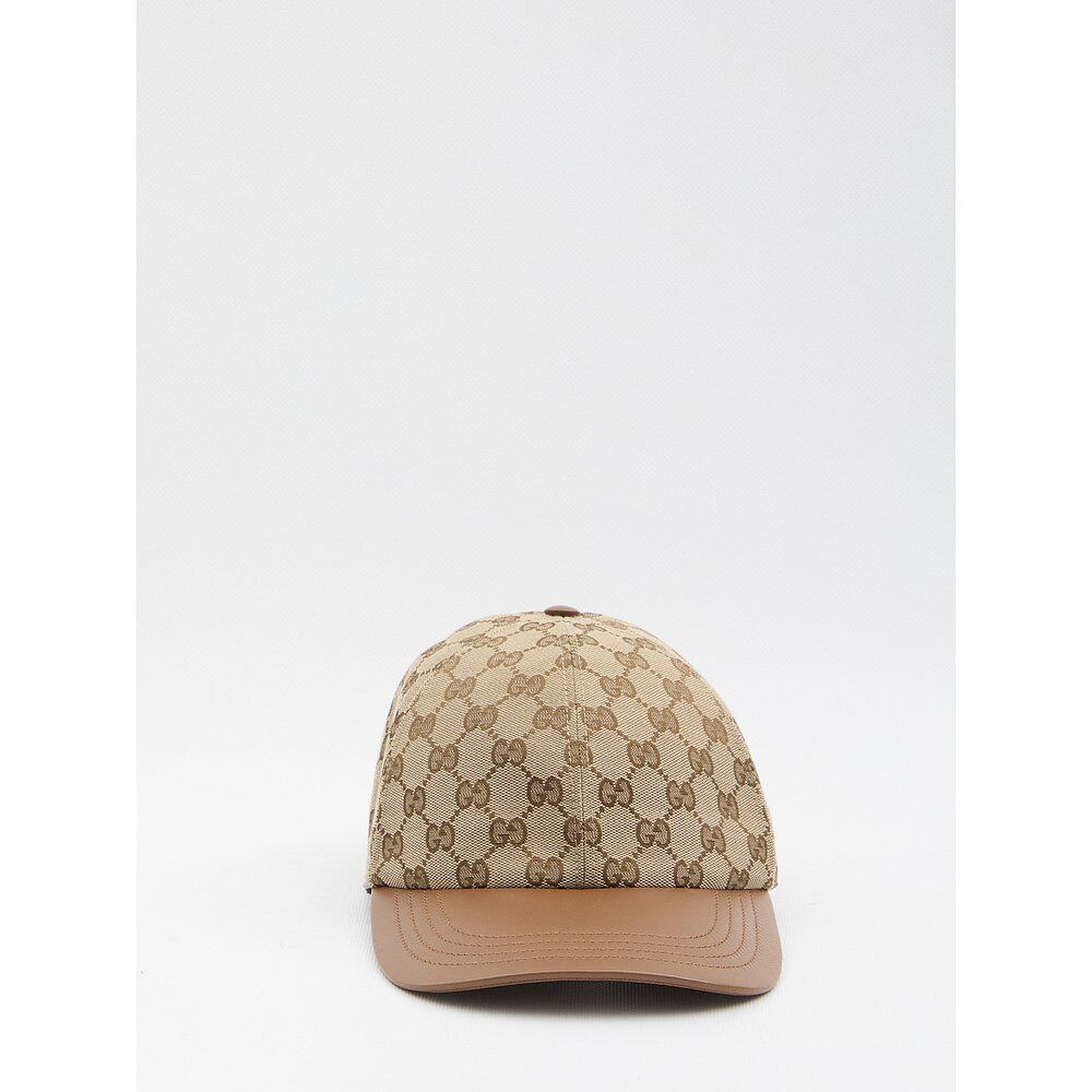 GUCCI 女士帽子 8477413HBFY9765 AW2025 浅棕色 GG棒球帽