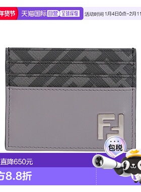 香港直邮FENDI 男士钱包 7M0164AFF2F07AL AW2024 灰色