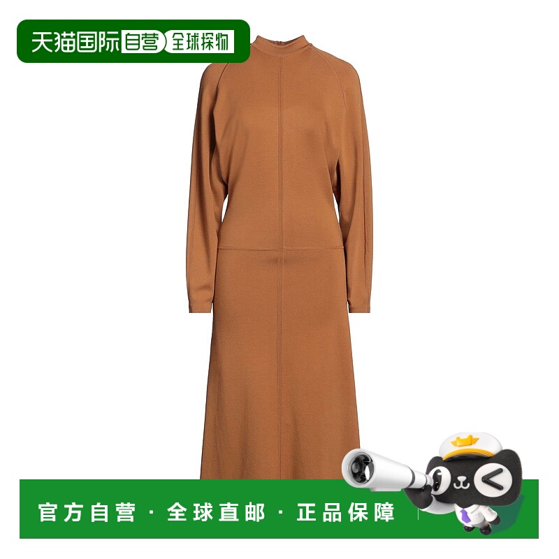 1h可退 香港直邮Saint Laurent 圣罗兰 女士 中长连衣裙
