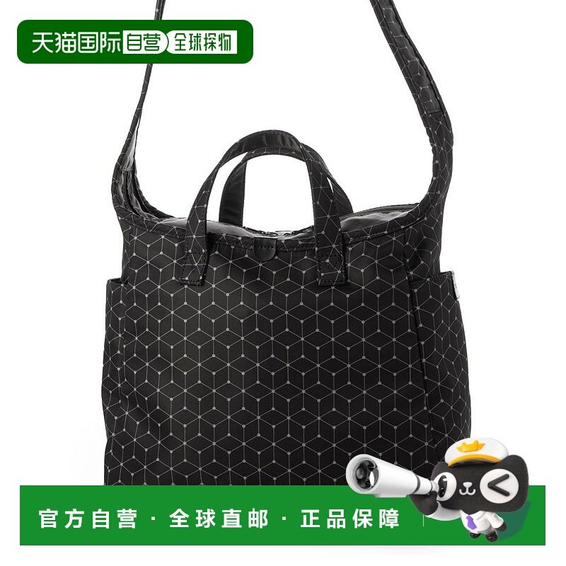 日本直邮Y'SACCS 立方×圆点图案 2WAY托特&单肩包 S尺寸 [YS1509