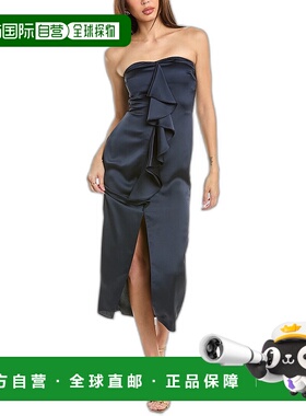 自营 Ramy Brook Venice 中长连衣裙 - 蓝色 美国奥莱直发