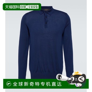 Loro 诺悠翩雅 香港直邮潮奢 Piana 001149 男士 初剪羊毛Polo衫