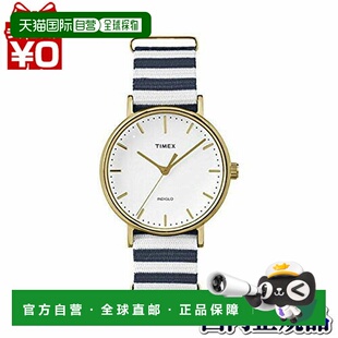 日本直邮TW2P91900 Timex Weekender 男女士白色表盘品牌