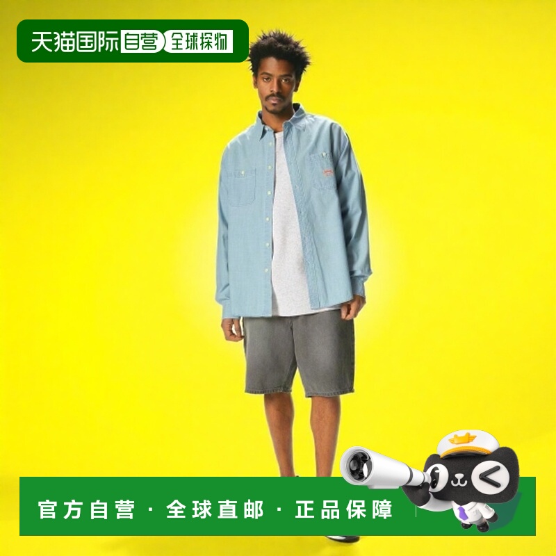 韩国直邮THISISNEVERTHAT 公用男衬衫TN251WSHTL01BLU Chambray S