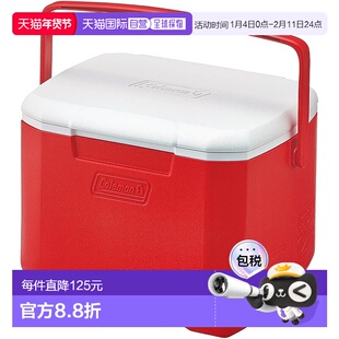 【日本直邮】Coleman科勒曼 冷藏箱16QT/15L 红/白 2000027860