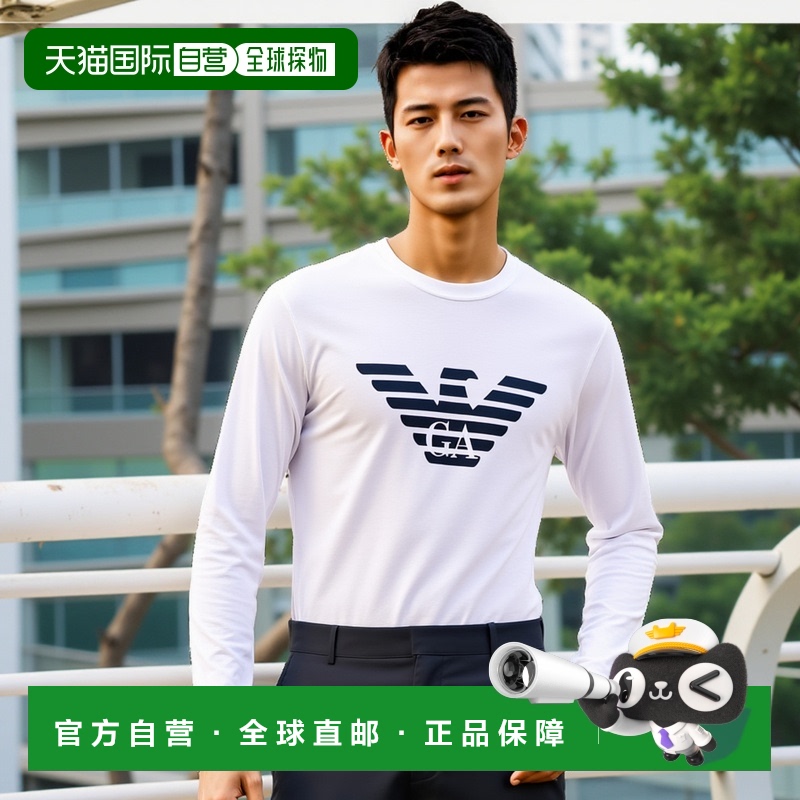 1小时内可退 香港直邮EMPORIO ARMANI 男士T恤 8N1TN81JPZZ0147长