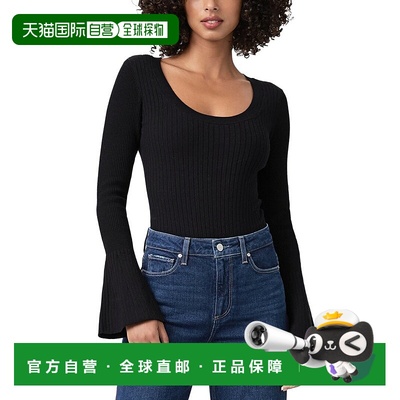 自营PAIGE Mimi Bodysuit - Black 连体衣美国直发奥莱