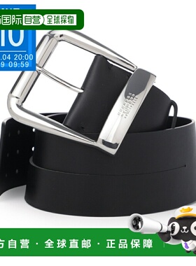 日本直邮MM6 Maison Margiela 女士黑色搭扣腰带 (sa6tp0023 p839