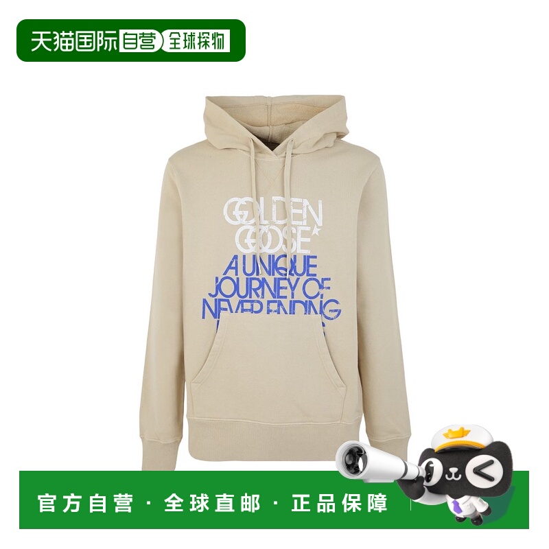 香港直邮Golden Goose Deluxe Brand 徽标连帽卫衣 GMP01224.P001