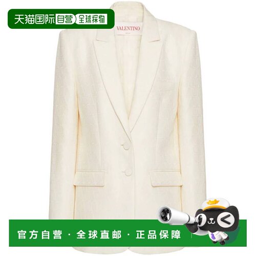 香港直邮VALENTINO 女士西服 4B3CE3M58G5A03 SS2024 白色
