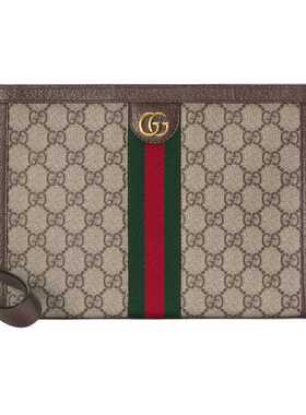 Gucci 古驰 男士 Ophidia系列小号手拿包 76024396IWT