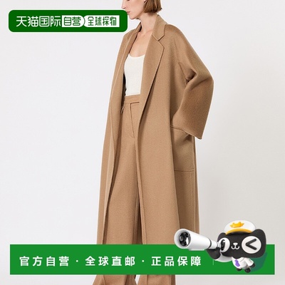 自营欧洲直邮Max Mara经典女士LUDMILLA女装束带羊绒大衣秋冬