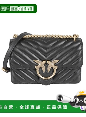 香港直邮PINKO 女士单肩包 100074A0GKZ99Q CO 黑色 Gold-tone ch