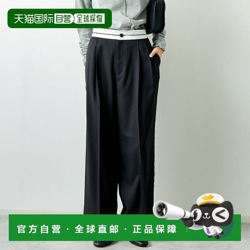 1h可退 日本直邮Jeans Factory Clothes 女士高腰宽松长裤 212430