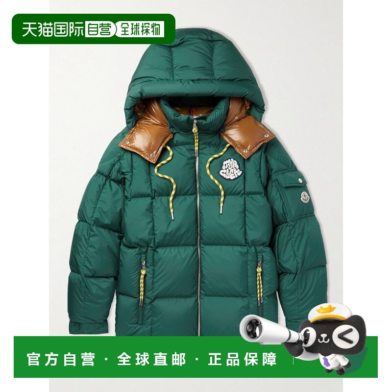 1h可退 香港直邮Moncler 盟可睐 男士 Mariveles Logo-Appliqued,男装,夹克,淘宝优惠券,粉丝福利购,淘宝优惠卷