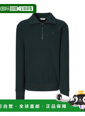 韩国直邮HAZZYS [25FW] 绿色半拉链男式对穿（HZTS5D404E2）卫衣