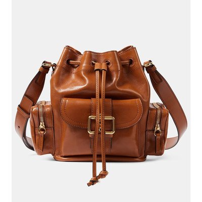 潮奢 Chloe 蔻依 女士 Camera leather bucket bag 水桶包 000767