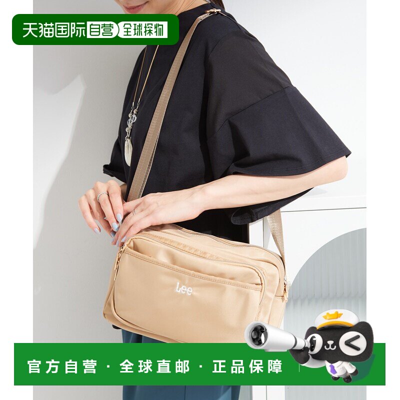 日本直邮Lee 女士 防水7口袋斜挎包 C7007007202602单肩包手提包