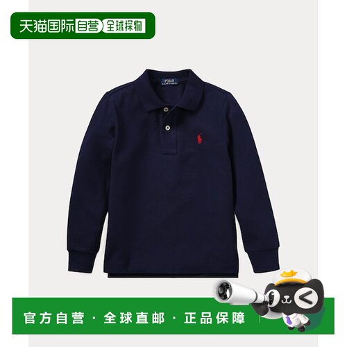 日本直邮Ralph Lauren 男童2至7岁棉质网眼长袖Polo衫
