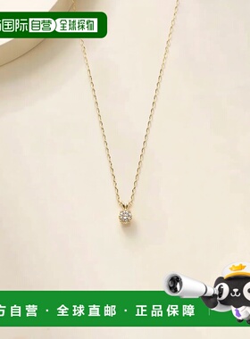 1h可退 日本直邮NOJESS 女士K10 0.05ct钻石项链 30242116014吊坠