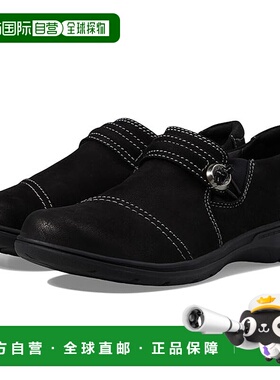 1h可退 香港直邮潮奢 Clarks 其乐 女士 Carleigh 珍珠乐福鞋厚底