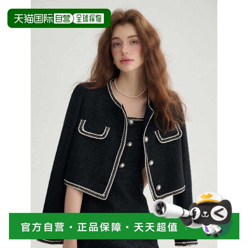 韩国直邮SINCETHEN 女士女士精品WT240160 Sparkle tweed jacket