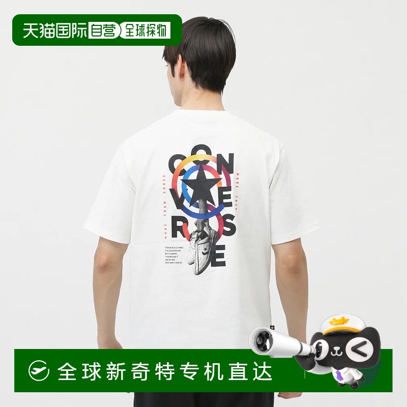 日本直邮CONVERSE-匡威男士短袖T恤AP CS PT S/S T恤4030018运动A