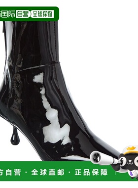 自营Jimmy Choo Cycas AB 50 Patent Bootie - black 美国奥莱直