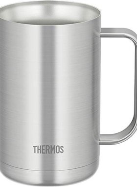 日本直邮Thermos膳魔师真空隔热壶银不锈钢600ml JDK-600 S1