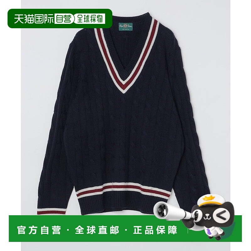 日本直邮SHIPS ALANPAINE 7Gauge板球缆绳针织衫 [SH8611EM043289