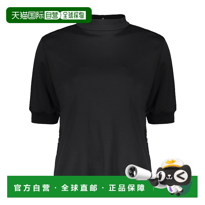 1h可退 香港直邮HERNO 女士T恤 JG000195D520529300 AW2023 黑色