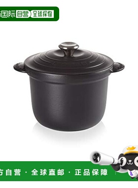 【日本直邮】Le Creuset酷彩厨房厨具工具铸造波洛锅20cm哑光黑色