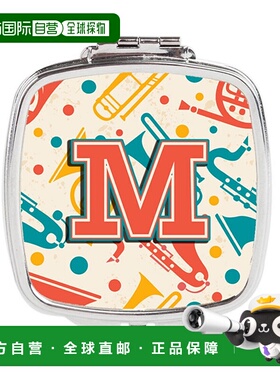 自营 Carolines Treasures CJ2001-MSCM 字母 M 复古青色橙正品