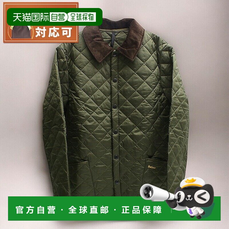 日本直邮Barbour LIDDESDALE QUILT 夹克 MQU0001OL91-M 男士卡其
