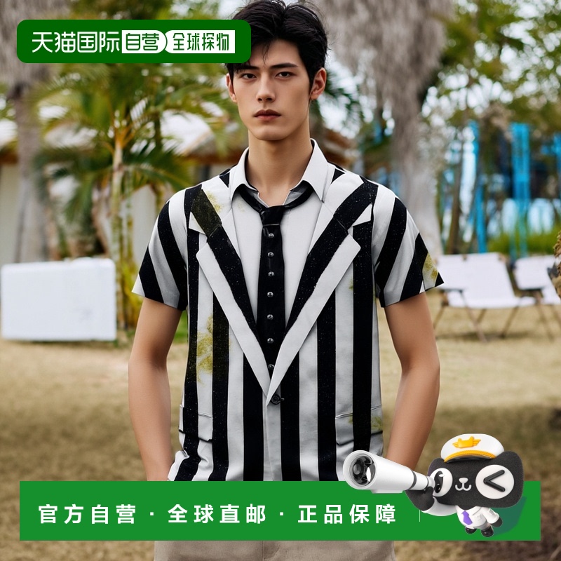 自营 gildanBeetlejuice Beetlejuice 套装短袖成人涤纶圆领 T 恤