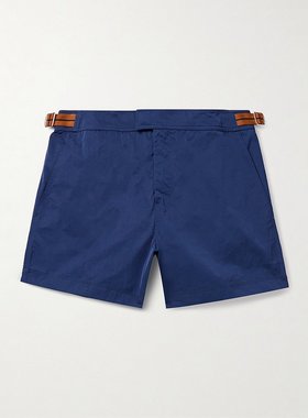 潮奢 Zegna 杰尼亚 男士 直筒中长泳裤 N7B54240