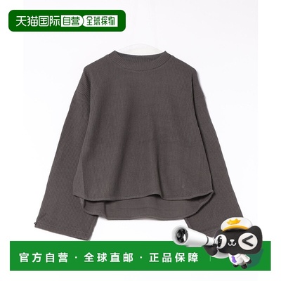 1h可退 日本直邮RNA-N 女装 宽松短款W脸罗纹针织衫 半高领设计 I