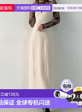 日本直邮JUNOAH 蓬松提花比斯特针织连衣裙 JU5602EW05354 连衣裙