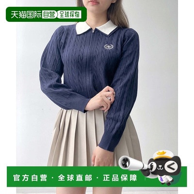 1h可退 日本直邮AS KNOW AS plus 女装 可选领型W拉链针织开衫 罗