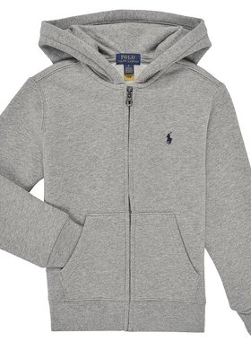Polo Ralph Lauren 拉夫劳伦 童款 FZ HOOD-TOPS-KNIT 卫衣 灰色