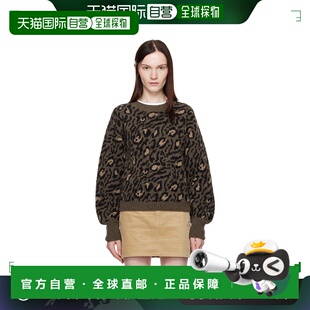 1h可退 香港直邮潮奢 A.P.C. 女士 棕色 Selena 毛衣 WPAAOF23337
