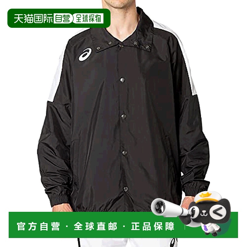 【日本直邮】ASICS篮球运动长袖外套3XL黑色 2063A188亚瑟士