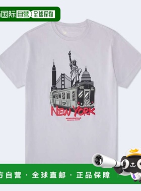自营Aeropostale New York Subway Graphic Tee - grey 72 美国奥