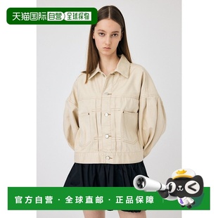 MO1164EW035139 日本直邮MOUSSY 丹宁夹克 SLEEVE 米色 TUCK